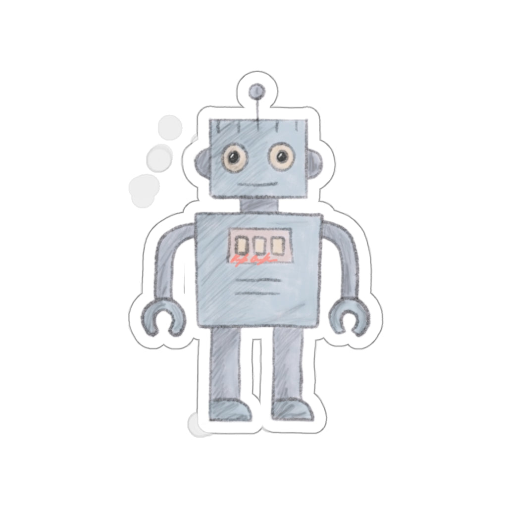 STEM Robot Sticker • Cute Tech Robot Decal • Classroom & Laptop Sticker