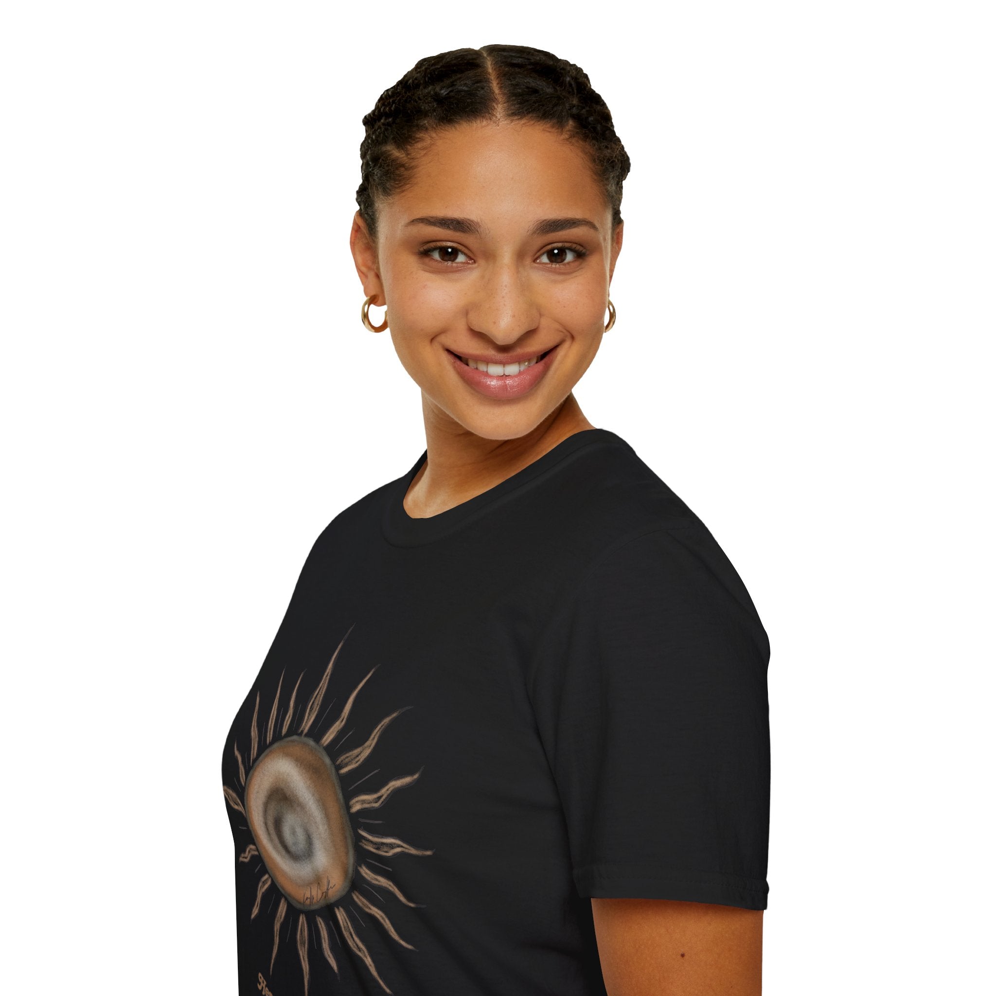 'Here Comes the Quiet' - Vintage Celestial Sunrise Tee