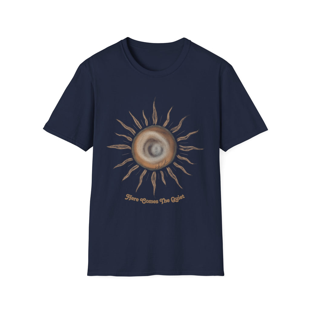'Here Comes the Quiet' - Vintage Celestial Sunrise Tee