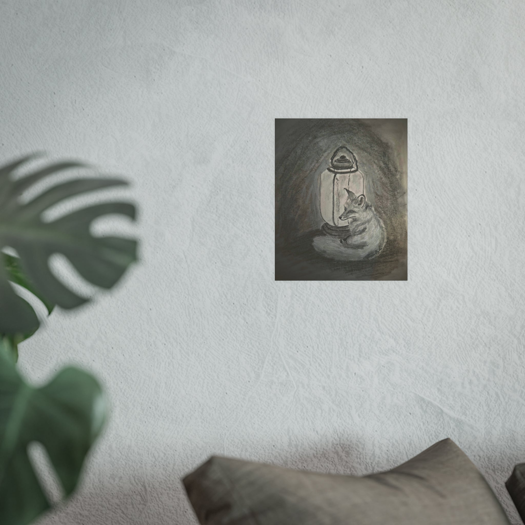 Little Guardian of the Lantern - Art Poster