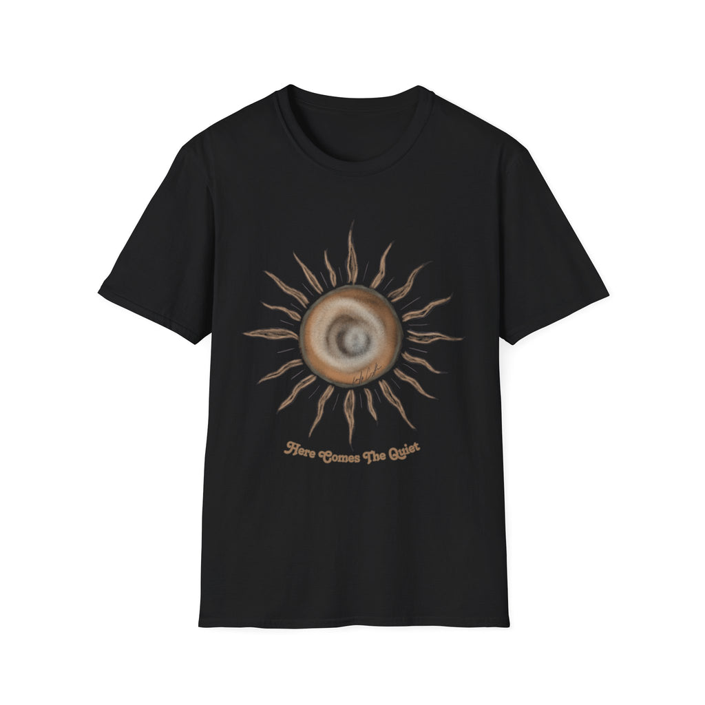 'Here Comes the Quiet' - Vintage Celestial Sunrise Tee