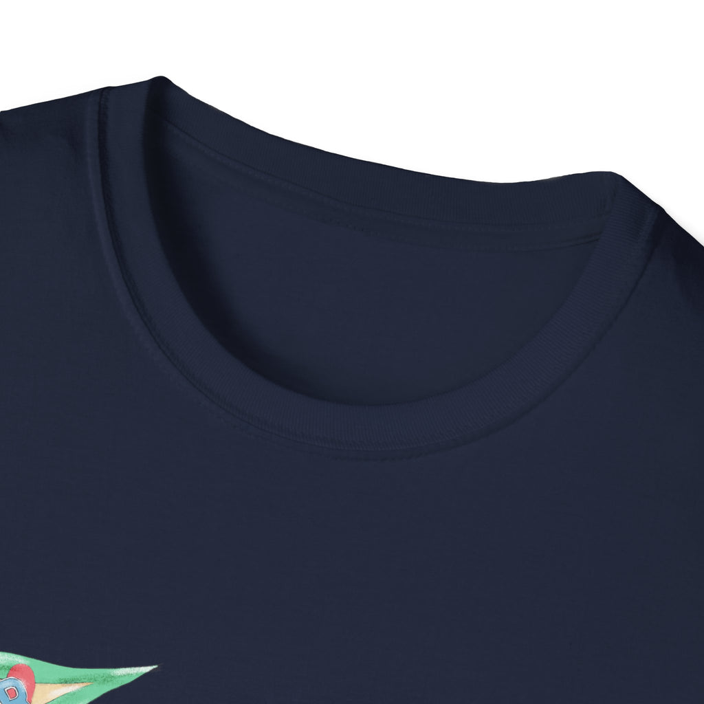 Dark Retro Robot Kids T‑Shirt — Cute Space Explorer Graphic Tee