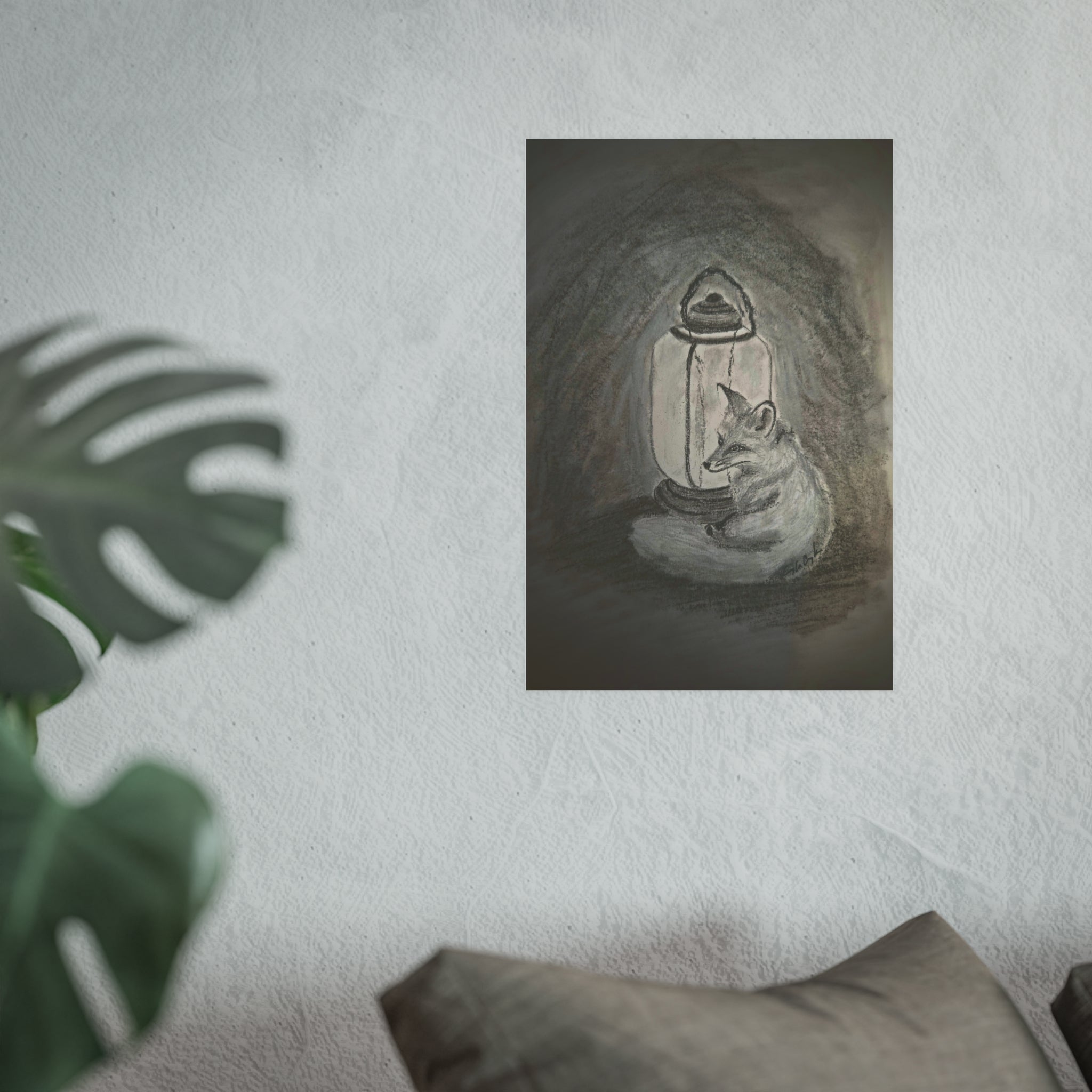 Little Guardian of the Lantern - Art Poster