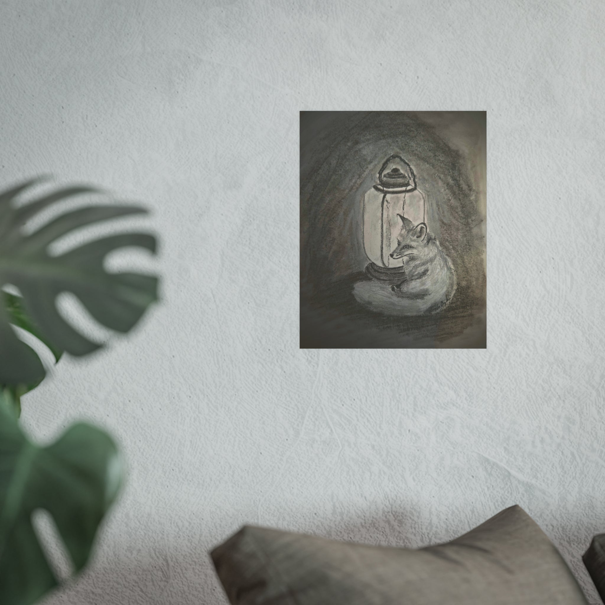 Little Guardian of the Lantern - Art Poster