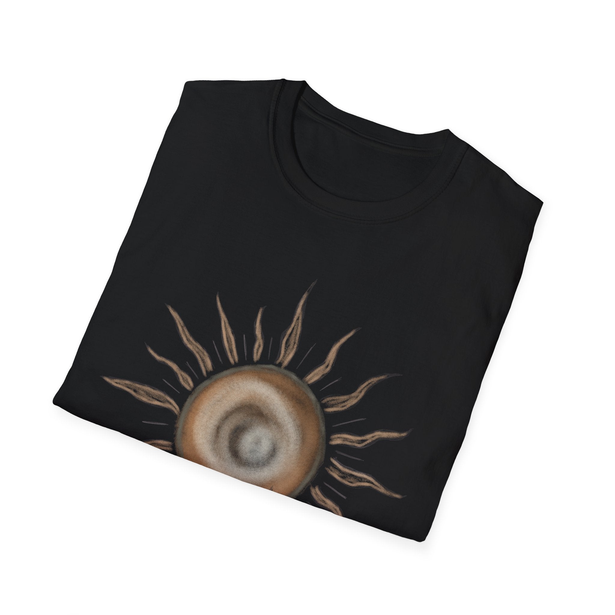 'Here Comes the Quiet' - Vintage Celestial Sunrise Tee