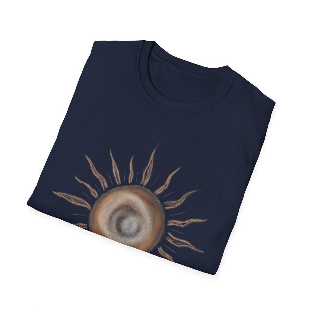 'Here Comes the Quiet' - Vintage Celestial Sunrise Tee